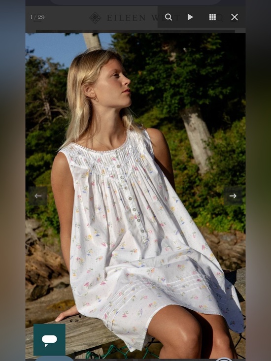 Eileen West Other - Eileen West Poetic Chemise Floral Farmers Daughter Cottage Dress large